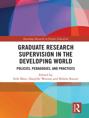 cover image of Graduate Research Supervision in the Developing World